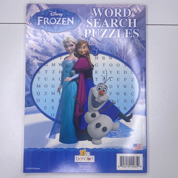 NWT Lot of 7 Disney Frozen Word Search Puzzles PERFECT FOR KIDS PARTY FAVORS - Picture 5 of 5